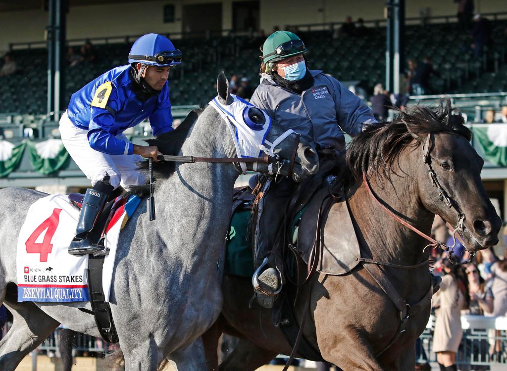Harley ponying Essential Quality. (Eclipse Sportswire/Candice Chavez)
